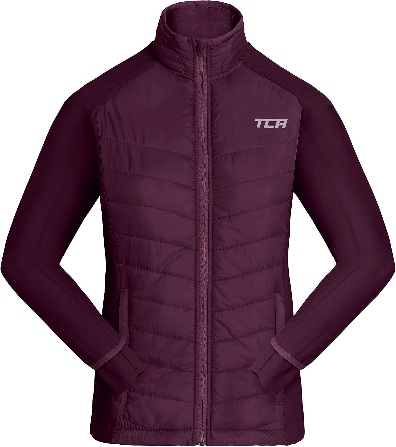 TCA Excel Runner Gilet da Corsa da Donna e Bambina Sportivo con Tasche Zip