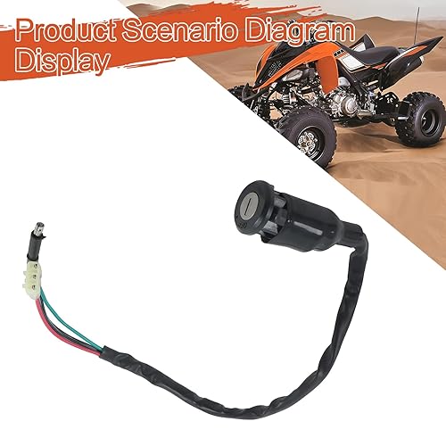 Miniatura 2 de labwork Reemplazo del interruptor de llave de encendido para Honda TRX250 Recon TRX250EX Reemplazo para 35100-HM8-000