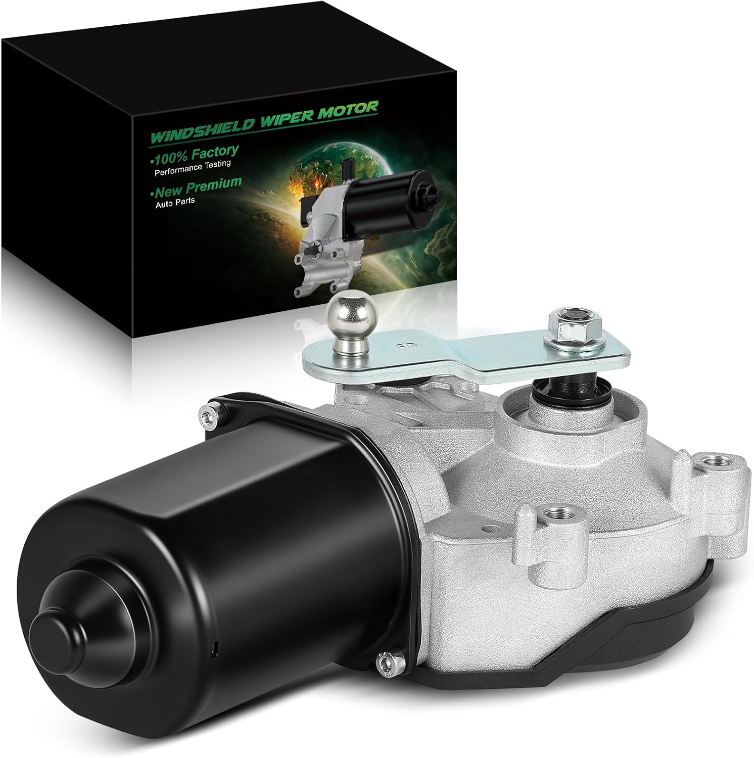 88958371 Front Windshield Wiper Motor Fit for:-Chevy for:-GMC Silverado Sierra 1500 2500 3500, Suburban Yukon XL 1500 2500, Tahoe Yukon for:-Cadillac Escalade ESV EXT 2004 with 6-Pin 88958406