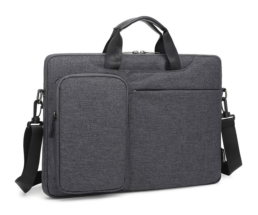 CoolBELL Unisex Lightweight Waterproof 15.6 Inch Laptop Notebook Computer Protective Multifunctional Shoulder Bag (Black) (B083FPWCFH) Amazon Price History, Amazon Price Tracker