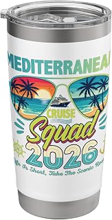 Mediterranean Cruise Squad 2026 Family Vacation Stainless Steel Insulated Tumbler