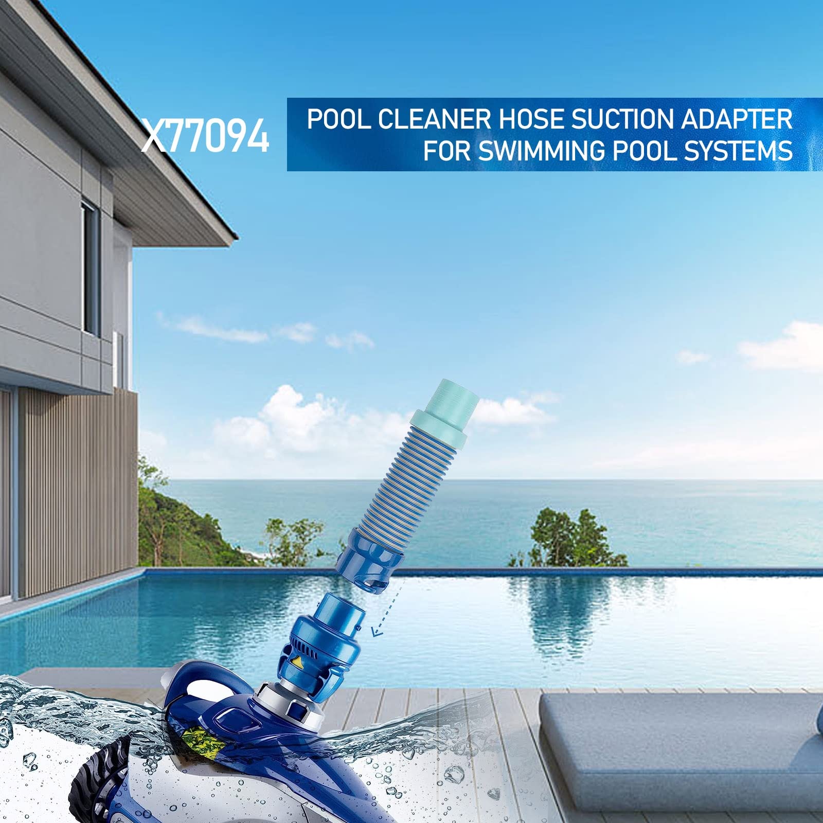 Zodiac Pool Systems X77094 Suction Adapter For Swimming Pool