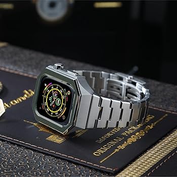 アップルウォッチ カスタム　パーツ　ケース 44/45MM 高級, アップルウォッチ カスタム パーツ ケース 44/45MM 高級, Amazon