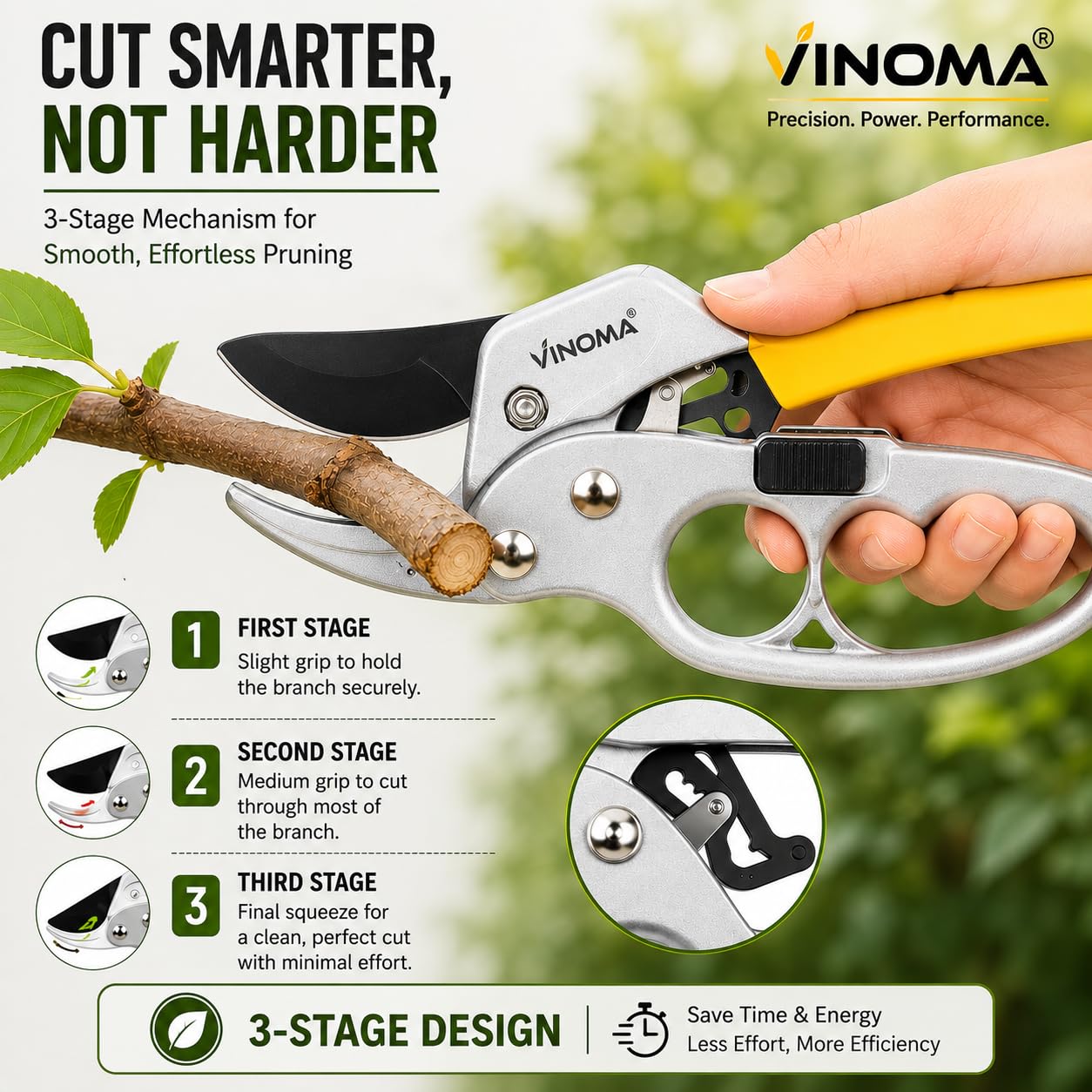 VINOMA Gardening Scissors - Precision Pruners -8 VINOMA Gardening Scissors - Precision Pruners -8