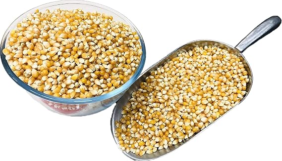 Aksoy Popping Corn Kernels 4KG – Non-GMO Popcorn Seeds, Natural Flavor, Premium Quality, Suitable for Stovetop, Microwave & Air Popper, Perfect for Homemade Popcorn Snacks