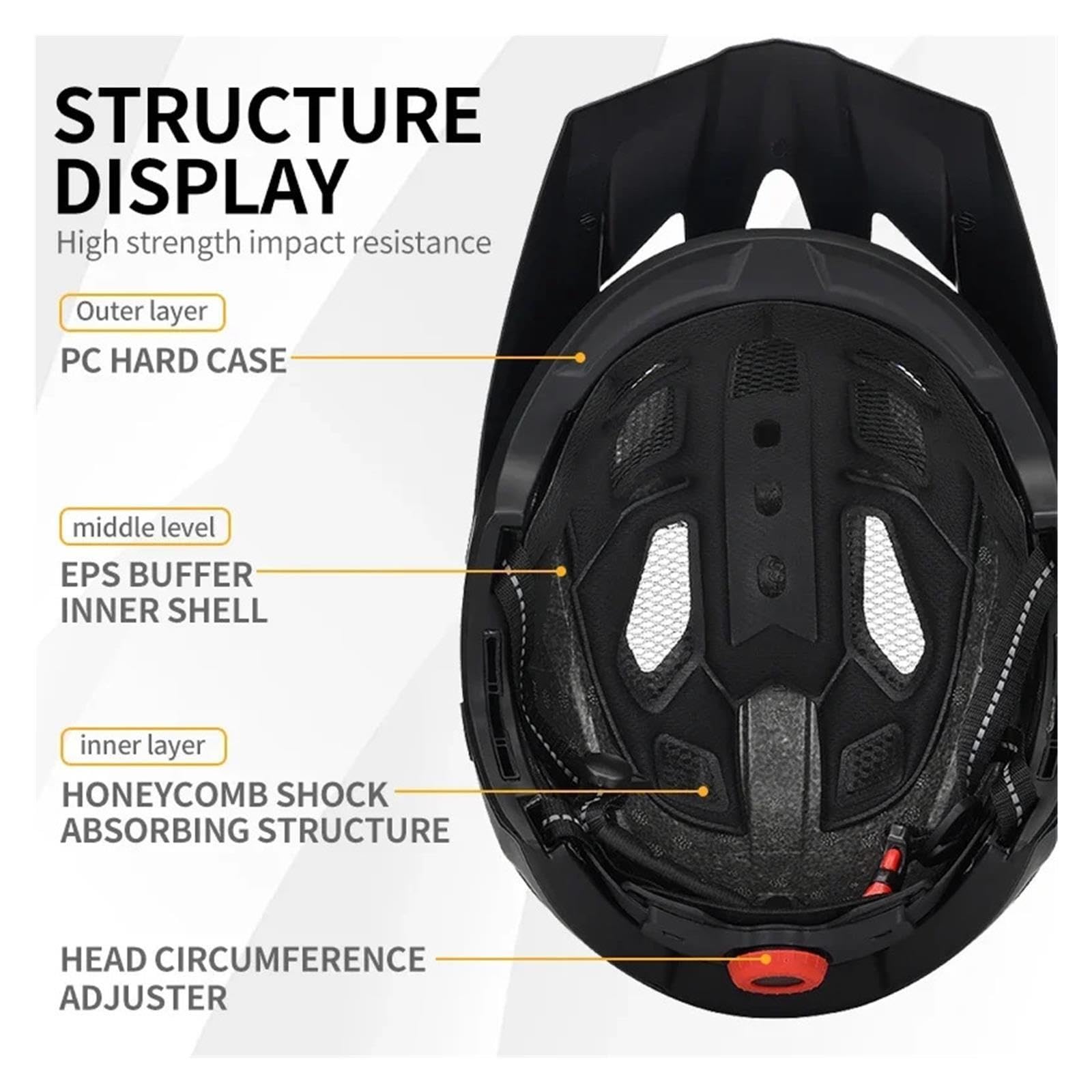 Casco MTB monopezzo integrale da 1 pezzo