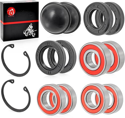 Miniatura 2 de Kit de cubierta antipolvo para cojinete de rueda delantera y trasera para carrito de golf Yamaha G2 G8 G9 G11 G14 G16 G20 G21 G22 1985-2007