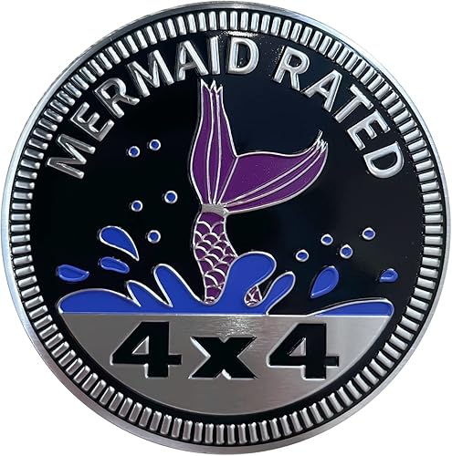 Calcomanías metálicas de sirena para Jeep Wrangler, emblema 3D redondo, calcomanías de Jeep 4x4, insignia automotriz, calcomanías de motocicleta y