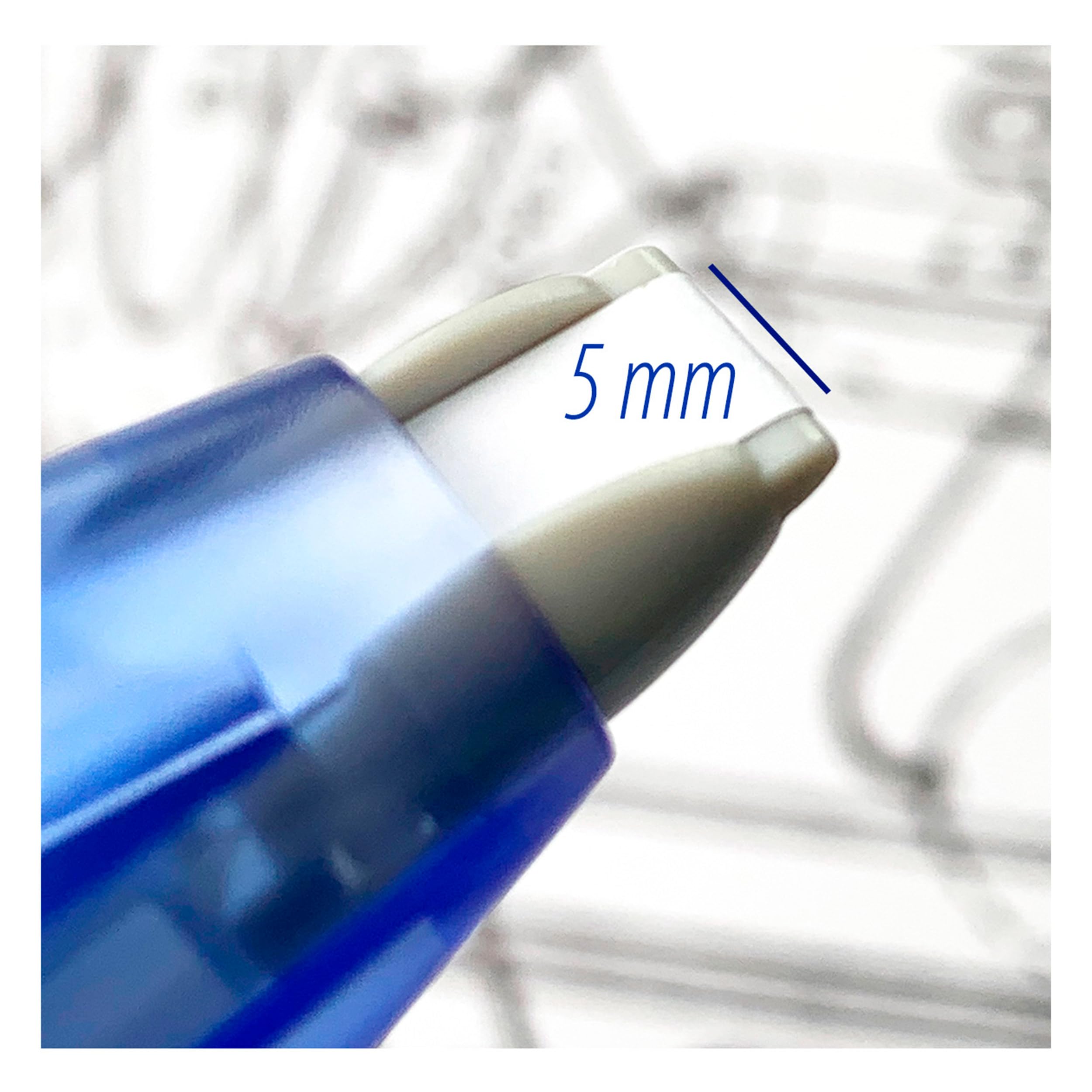 Office Box Pack 3 Nastri Correttori R6 - Larghezza 5mm X 6 Metri, Ricaricabili, Biodegradabili, Blu