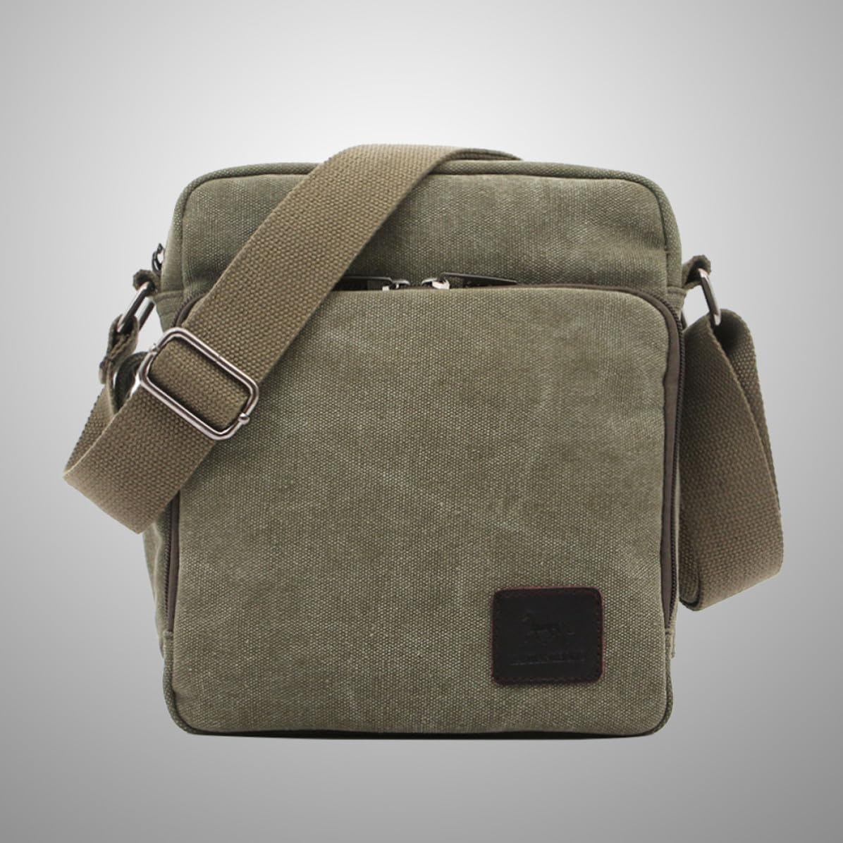 Mens Canvas Messenger Bag for Travel Crossbody Sling Daily Use