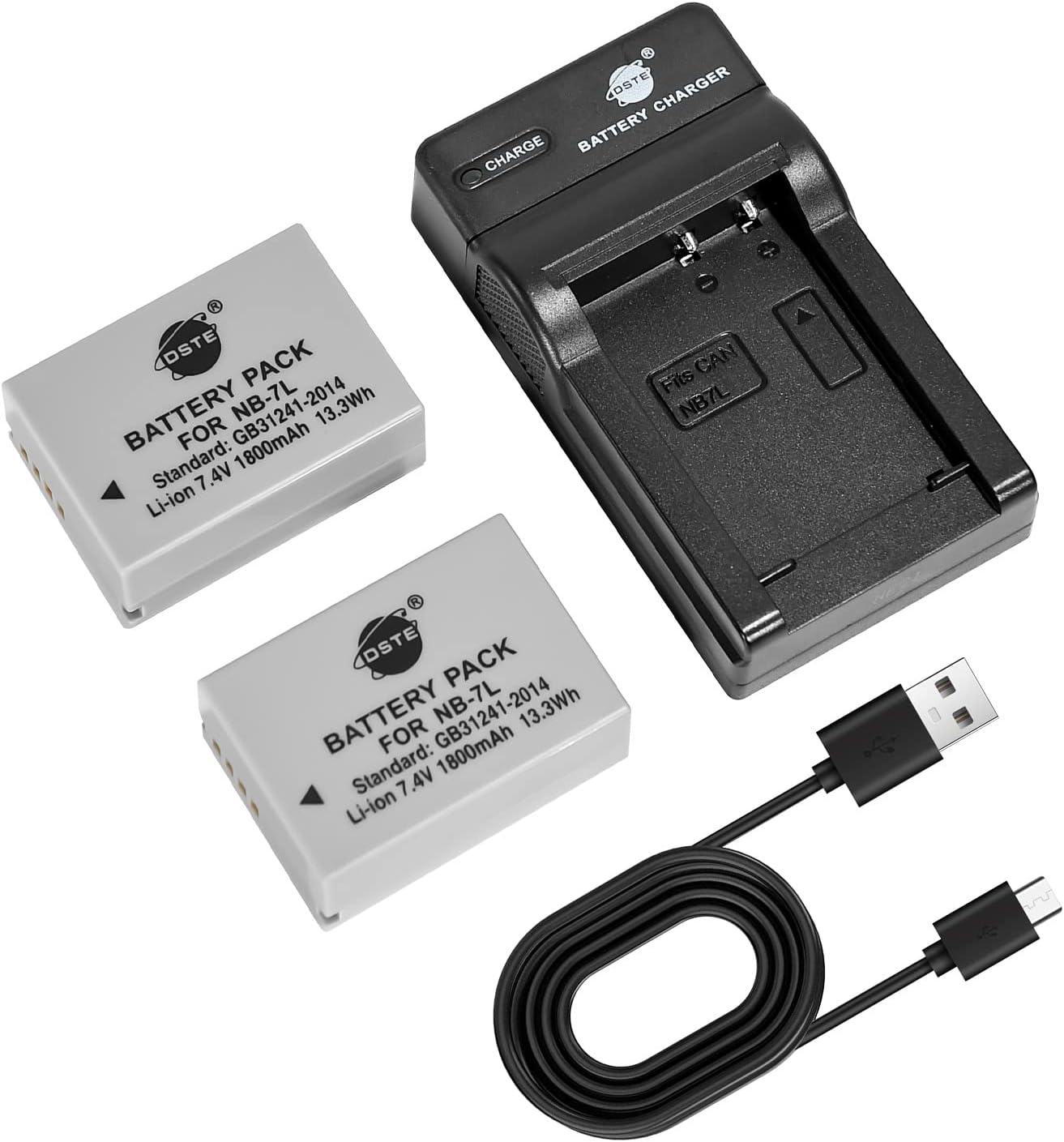 Caricatore USB Per Batteria Canon NB-7L - Per PowerShot G10, G11, G12, SX30 IS, Leggero E Portatile - Foto 11