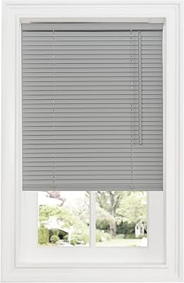 Live Life Midnight Cordless 1inch Room Darkening Mini Blind 31x64 Gray, 31inch x 64inch