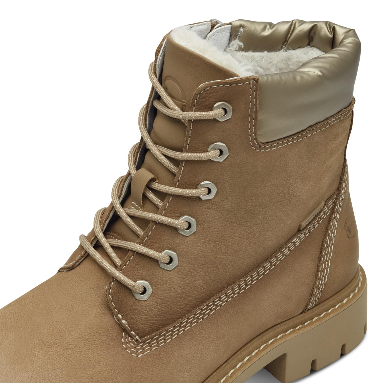 Tamaris Kobiety Tamaris Comfort Damskie Buty Z Podszewką Ze Sznurowaniem I TexModa — buty
