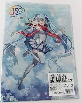 初音ミク CD特典 クリアファイル 4点 Anique Shop JAPAN