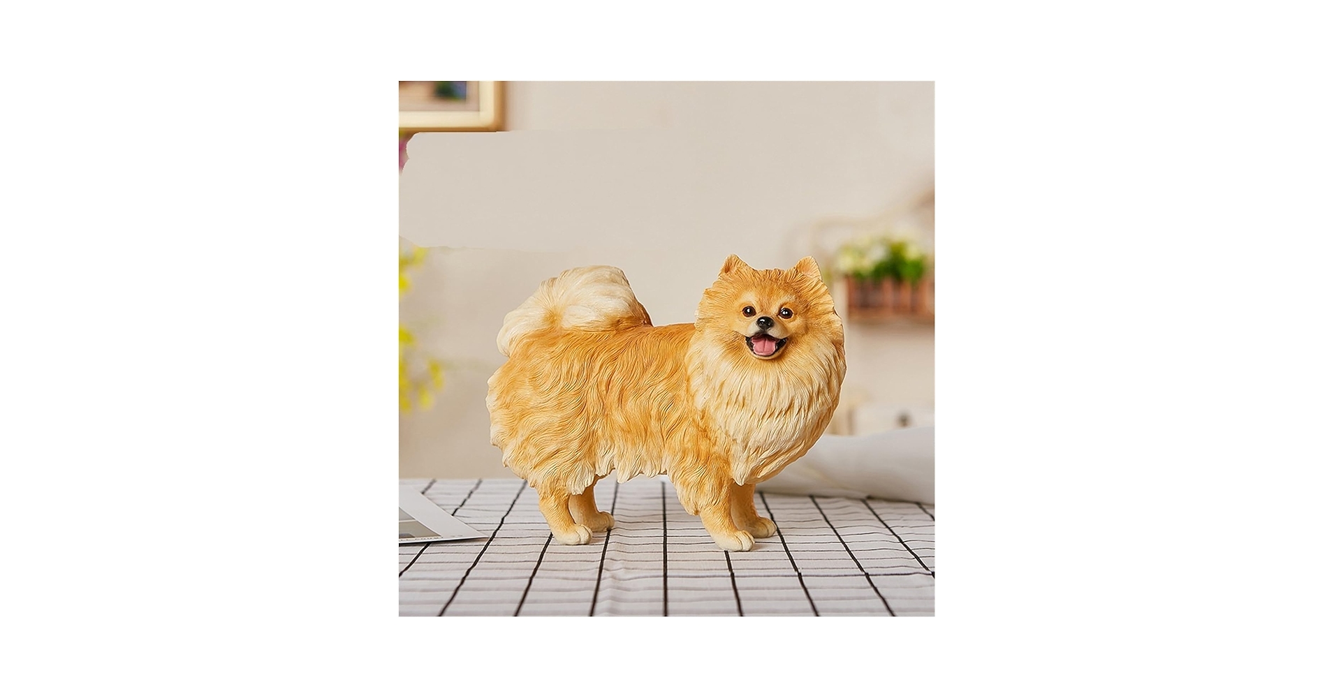 ポメラニアン　置物 楽天市場】犬の置物 ポメラニアン N14102 いぬ イヌ 動物