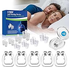 16 Pieces Anti Snoring Nasal Dilator + Anti-Snoring Magnetic Nose Clip, Comfortable & Reusable, Anti Snoring Aid to Reduce, Improve Breathing, Suitable for Night Use