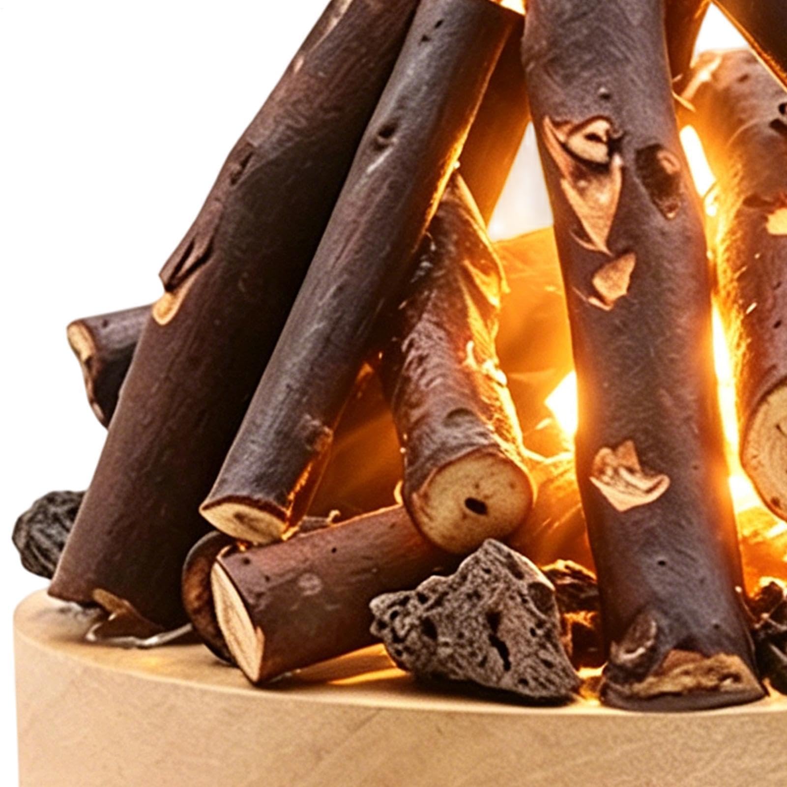 Lampada Effetto Falò Effetto Falò Simulato in Legno | Lampada da Tavolo con Effetto Finto Falò Adatto per la Camera da , Mensola, Angolo di Studio, Bambini e Bambine, Ragazzi e