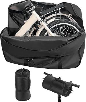 Bicycle Travel Bag fit 20inch Folding Bikes, 900D Bike Travel Bag Airplane