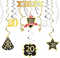 Vista 24 de LINGTEER - Serpentinas para fiesta de cumpleaños, 24