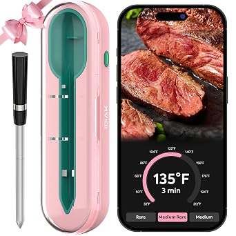 CP10 New Gen Wireless Meat Thermometer for Grilling and Smoking-Pink