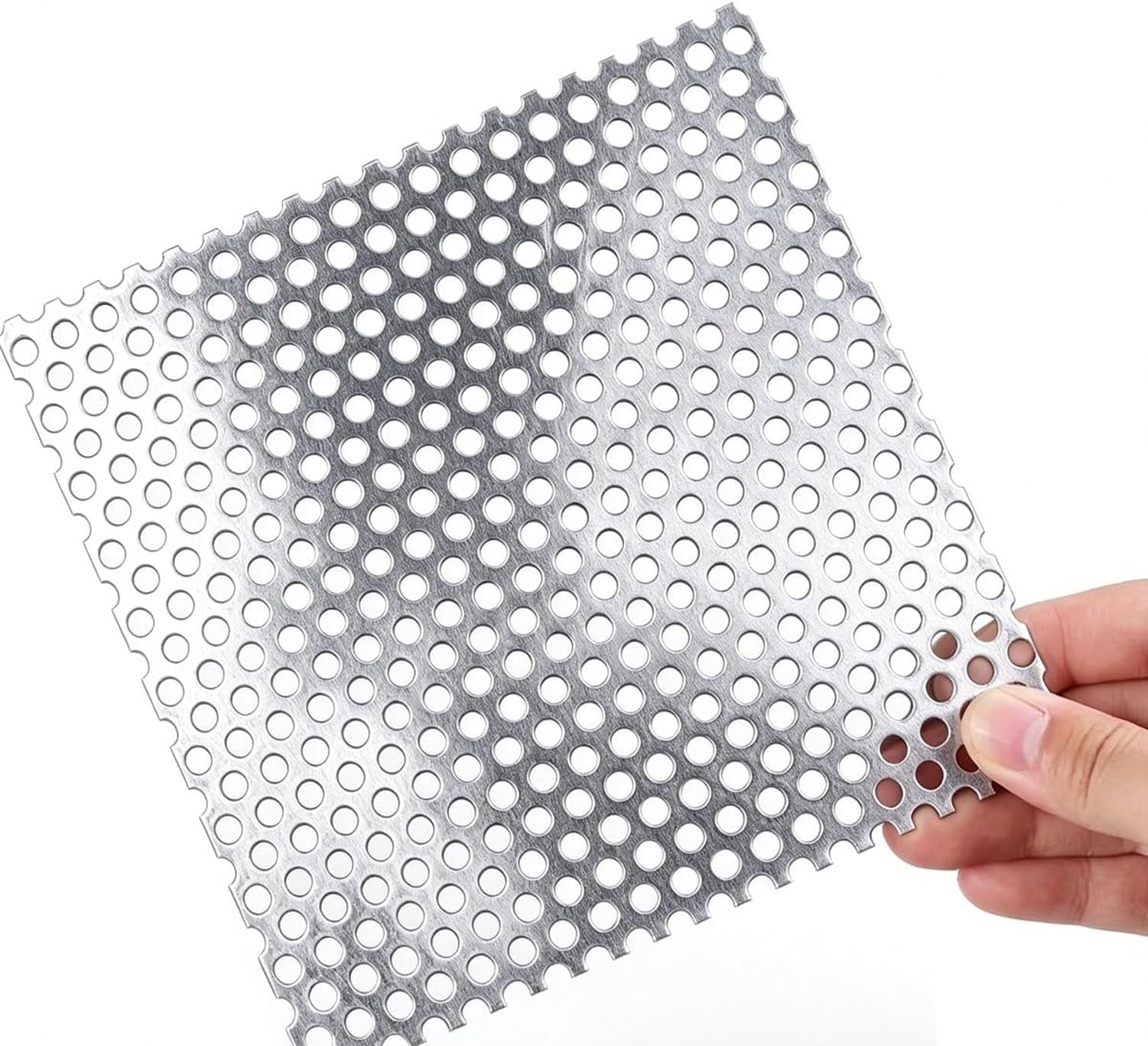 Rejillas cuadradas desagüe acero inox 304 agujero 5mm, 25x25cn, 25x25cn