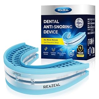 Anti Snoring Devices for Quiet Sleep: Snoring Aids for Men & Women - verstellbarer Schnarch-Mundschutz (1 Pack) - Amazon product rated Grade A
