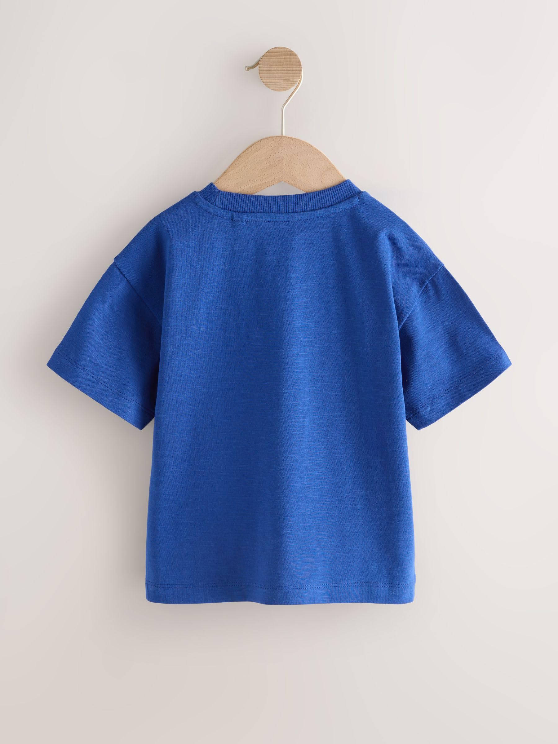 NEXT Garçon T-Shirt à Manches Courtes, Lot de 5 | Coupe standard, 100 % coton