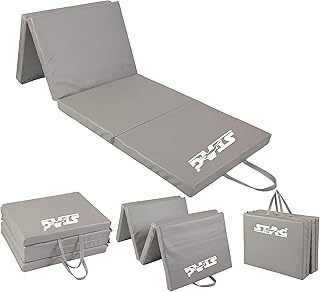 Stag Iconic All-Purpose Foldable Exercise Fitness Mat (180cm x 60cm-20mm)|Crash pad Extra Thick Foam| 4-Way Fold With Carr Price In India