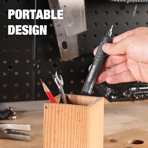 Miniatura 8 de WORKPRO Juego de destornilladores multifunción 24 en 1, mini destornilladores magnéticos con puntas manuales, destornilladores pequeños de acero S2