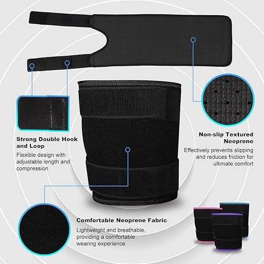 supregear Soporte para Muslo Ajustable Neopreno Compresión miniatura 3