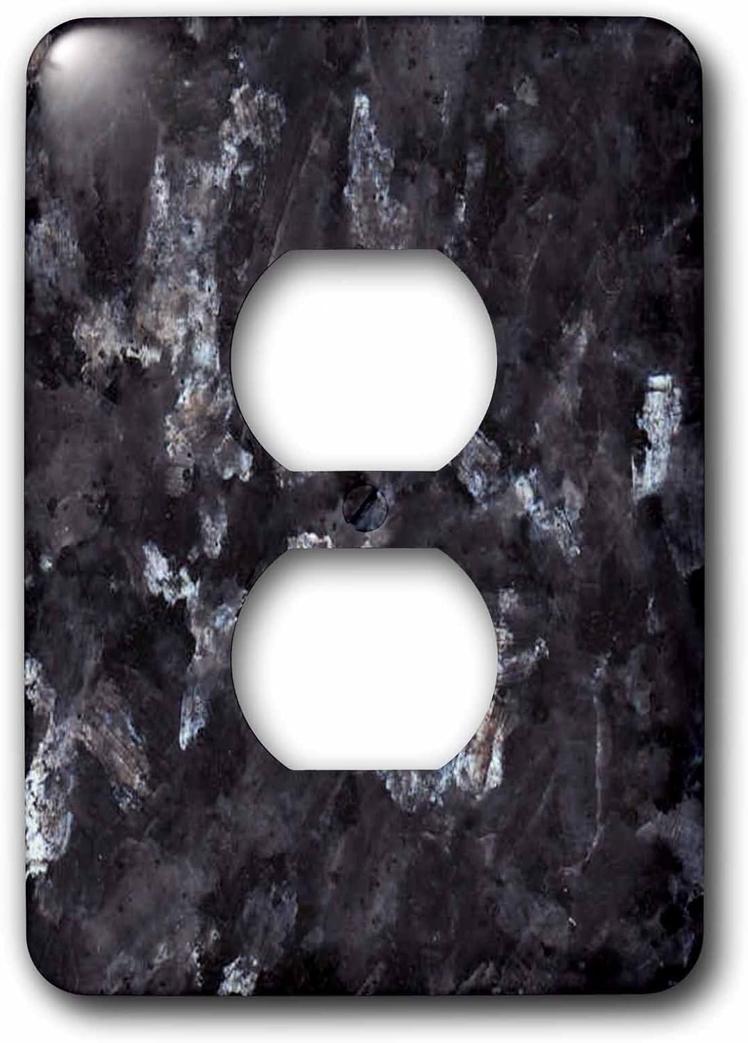 3dRose LLC lsp_97938_6 Blue Pearl Granite 2 Plug Outlet Cover