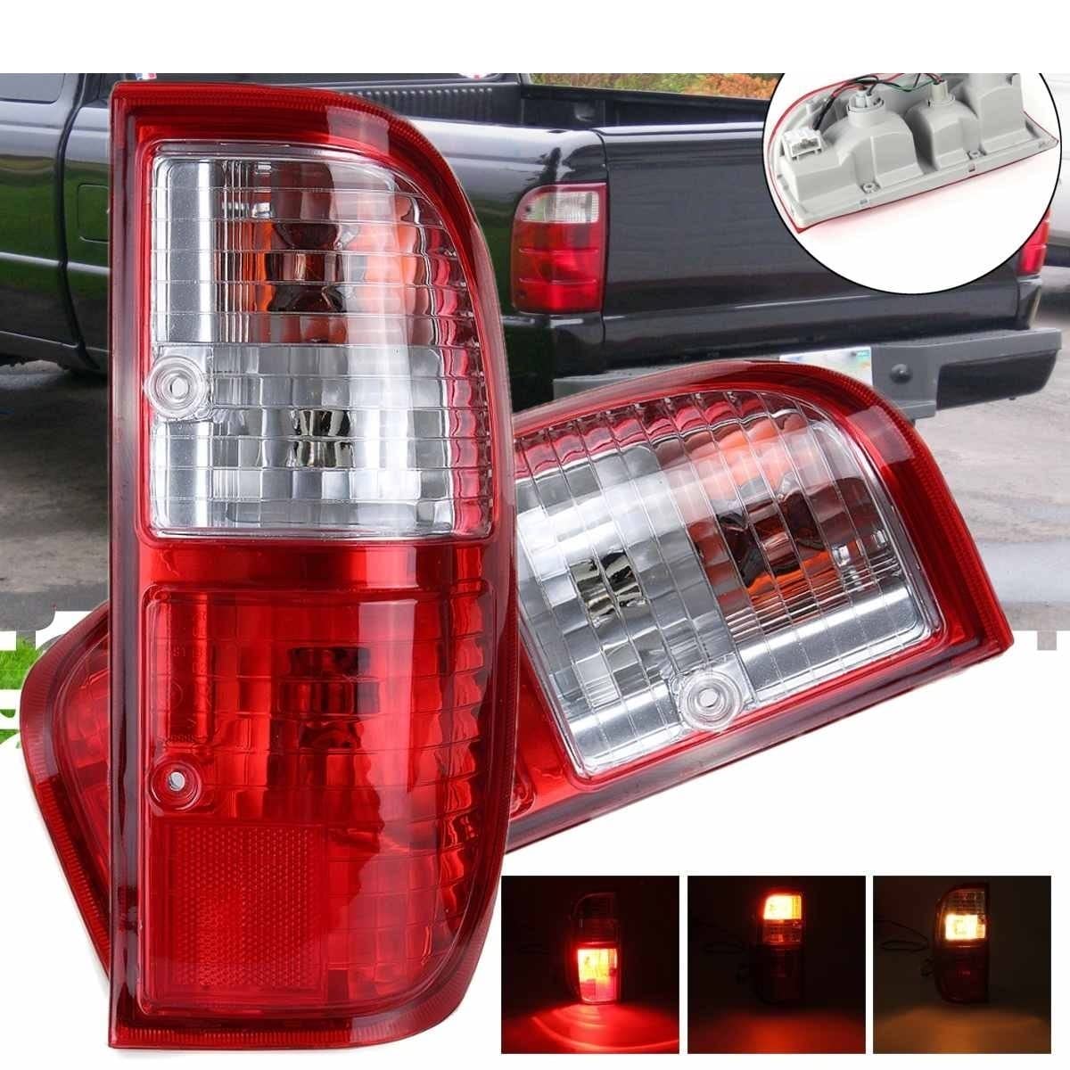 Coche Faro Trasero para Ford para Ranger 1998 1999 2000 2001 2002 2003 2004 2005 2006 Luz De Freno Trasera Izquierda/Derecha con Bombilla Y Cableado Coche Luces de Cola traseras (Color : 1pair)