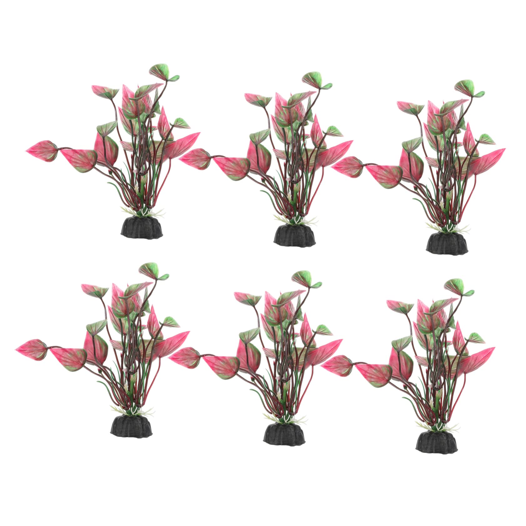 Plantes aquatiques artificielles pour cacher les accessoires de réservoir d'eau