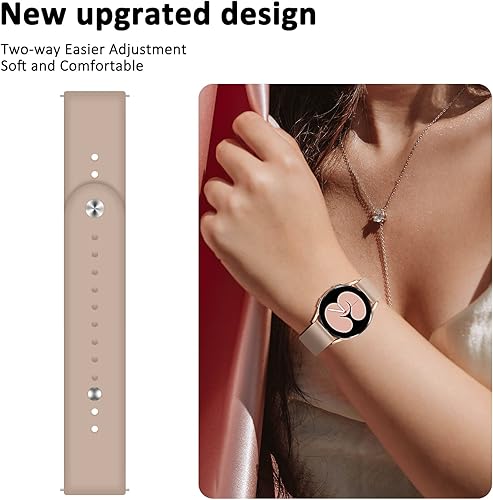 Vista 41 de For Samsung Galaxy Watch 3 Band 45mm/Gear S3 Frontier Band/Gear S3 Classic Band/Galaxy Watch 46mm Band for HUAWEI Watch GT 2/2 Pro/3/3 Pro 46mm