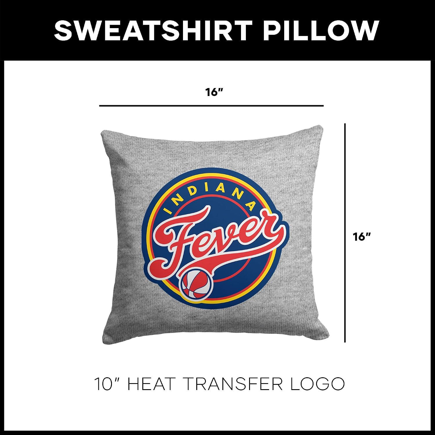 Northwest WNBA Sweatshirt Throw Pillow 16x16 inches