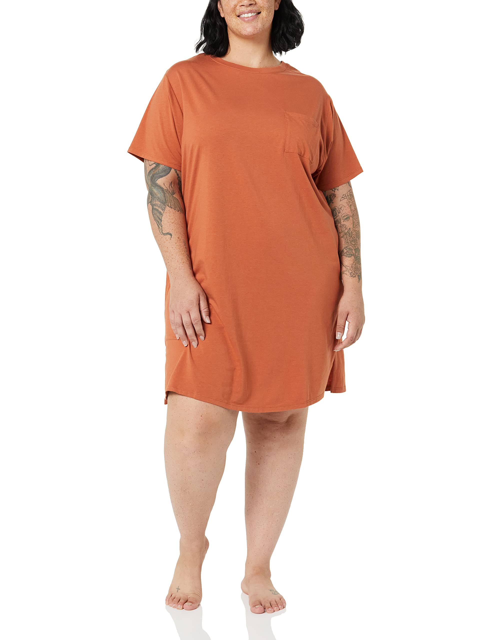 Amazon Essentials Damen Nachthemd aus Jersey-Strick