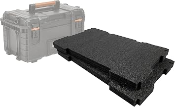 Shadow Foam Easy Peel   Foam Inserts for the Magnusson Site System Tool Chest [Black 30mm Twin Pack] Perfect Inserts for the Magnusson Site System 22  Tool Chest | Power Tool & Hand Tool Storage