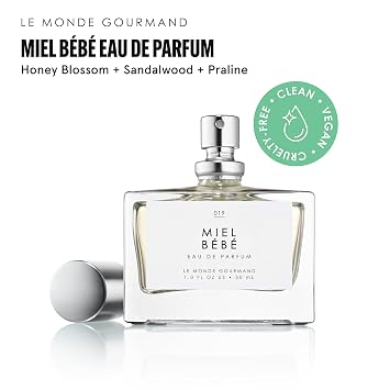 Le Monde Gourmand Miel Bebe Spray Eau de Parfum with Praline, Sandalwood, Honey, Orange Perfume Notes - 1 fl oz (30 ml)