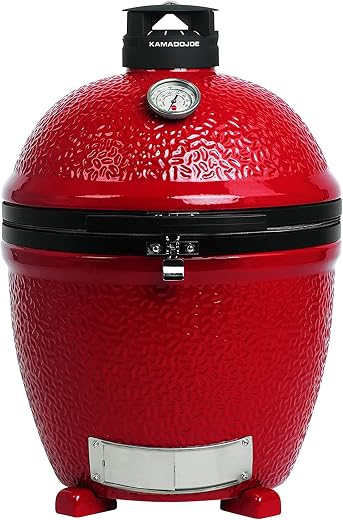 Kamado Joe Classic Joe II 46 cm Grill mit Luftlift-Scharnier