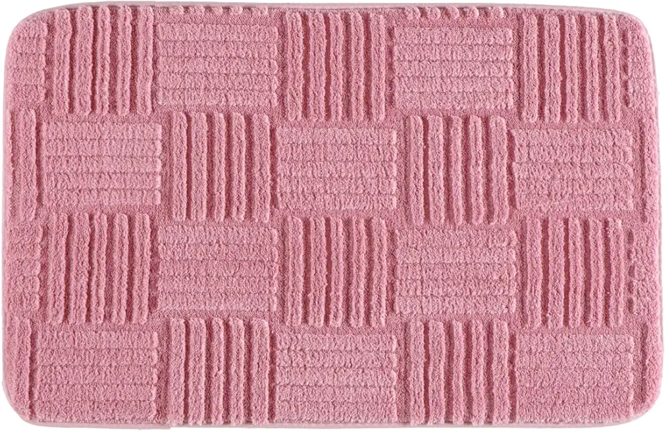 Altihaus Tapete Aconchego para Banheiro, Funcionalidade e Beleza - 45cm x 65cm Corttex, Beira de Cama e Multifuncional, Toque Suave (Rosa)