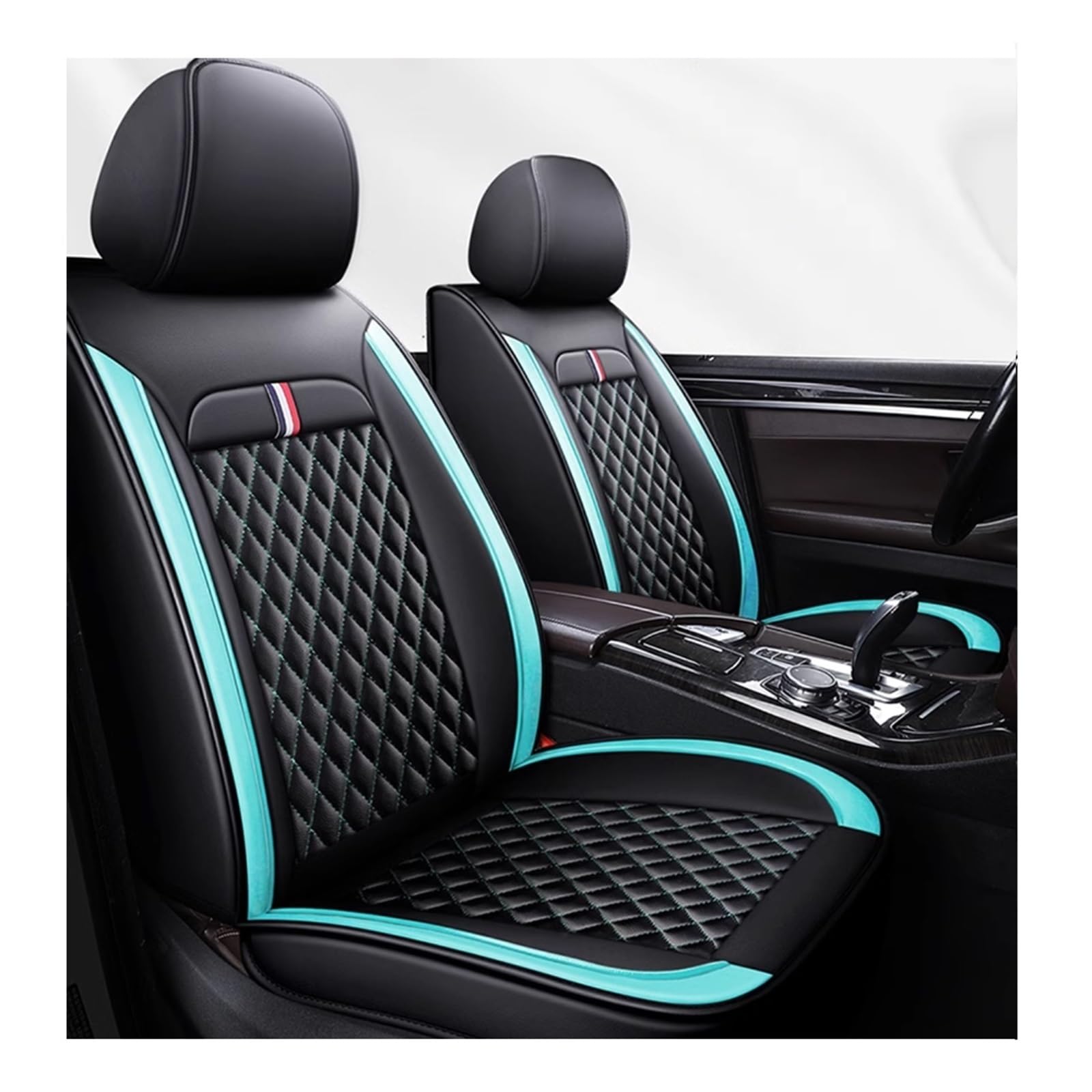 Car Seat Covers Full Set For Ford F-150 2011-2026,Luxury Leather Car Seat Cushion,Full Set Universal,Luxury Pu Leather Car Seat Covers(B)