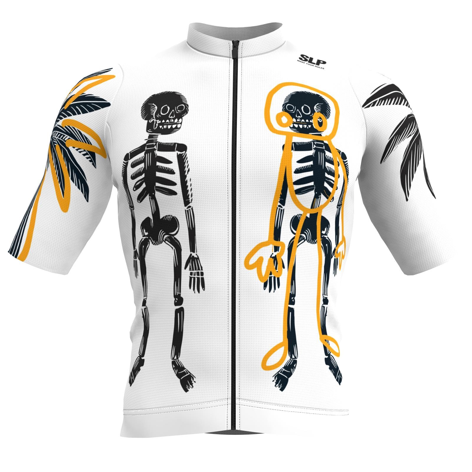 Maglia Manica Corta Estiva da Ciclismo Modello San Diego, Leggera, Altamente Traspirante con 3 Tasche Posteriori, Rapid Dry e Taglio Manica al Vivo - Unisex