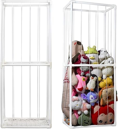 Large Stuffed Animal Zoo Storage Holder,Kids Toy Storage Organizer Shelf Basket,Plush Toy Storage Organizer Shelf for Nursery Play Room Bedroom