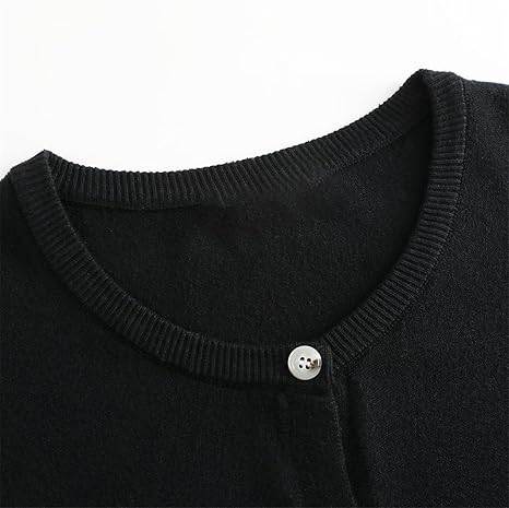 Cardigan Donna Autunno Inverno - Maglieria Basic, Scollo Tondo, Taglie Forti - Foto 11