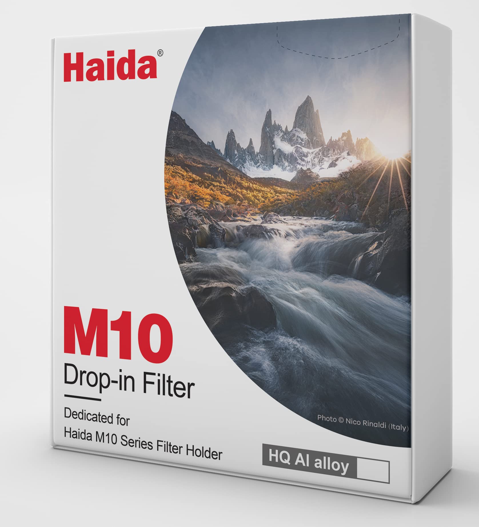 Haida HD4694 M10-II Drop-in Black Mist 1/8 Filtro per M10 100mm Supporto Vetro Ottico Soft Focus w Telaio in Metallo