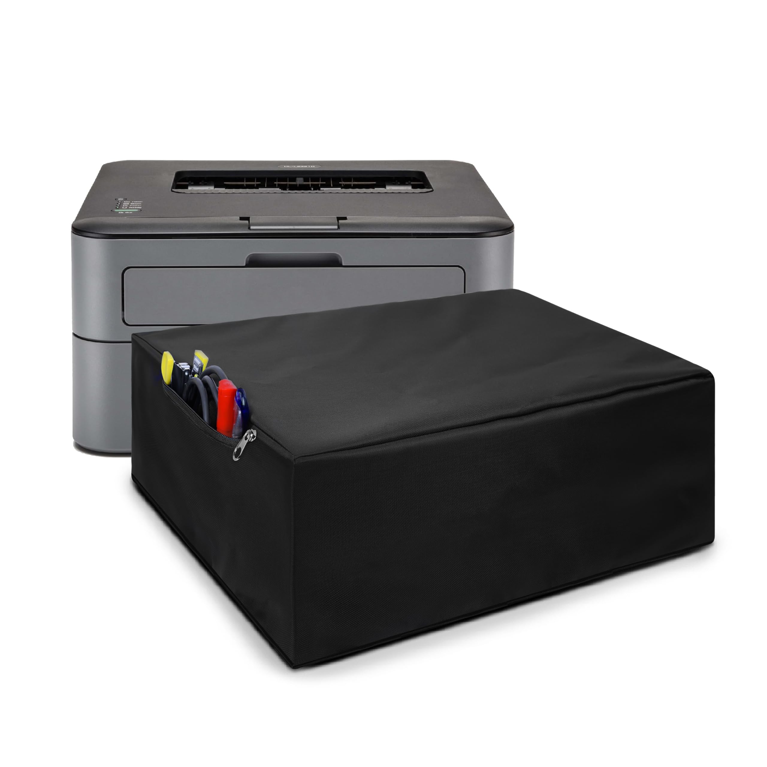 Alifiya Dust Proof Washable Printer Cover for Brother HL-L2321D / HL-L2440DW / HL-B2080DW / HL-B2000D Laser- Black