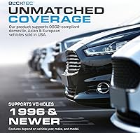 Vista 5 de BLCKTEC 420 Bluetooth OBD2 Scanner Diagnostic Tool - Vehicle Code Reader for Car - Clears Check Engine Light - Comes with Premium OBD App On IOS &