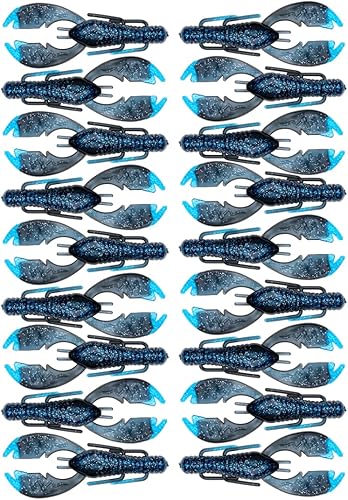 BAITFUEL Paca Slim infundido con gel de fórmula X55 sobrealimentado tecnología de aroma de pescado con potentes atractivos  4 pulgadas, brillo de