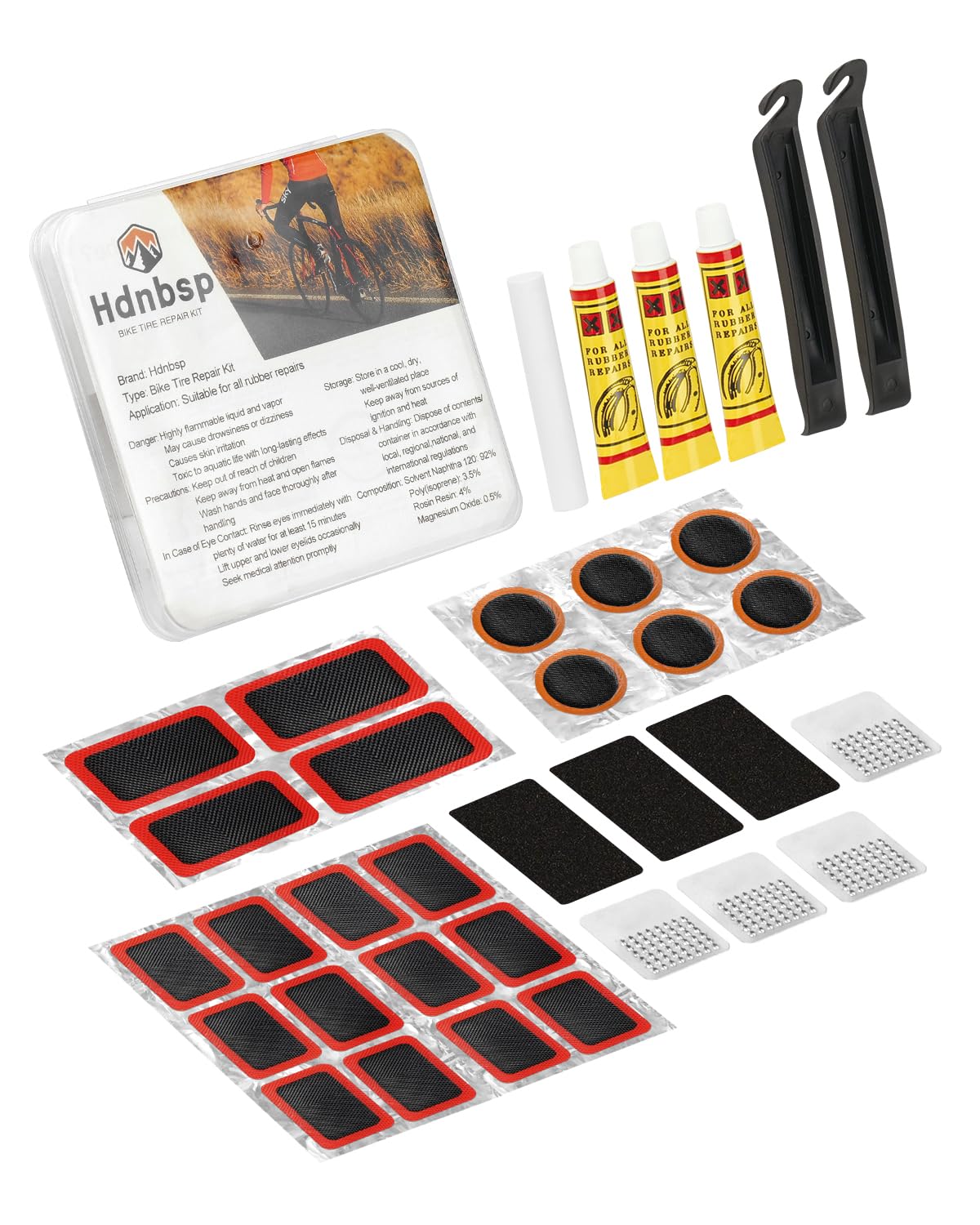 Hdnbsp 35 Pcs Bike Tire Repair Kit