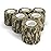 EAmber Camo Wrap Tapes Camouflage Form Wrap 1.96\'\' x 177\'\' Military Army Hunting Self-Adhesive Protective Bandage for Flashlights,Bicycle